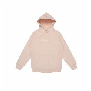 Supreme peach/pink bogo box hoodie /hoody -sz medium